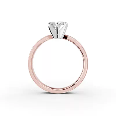 Boda Six-Prong Comfort-Fit Engagement Ring (2mm)