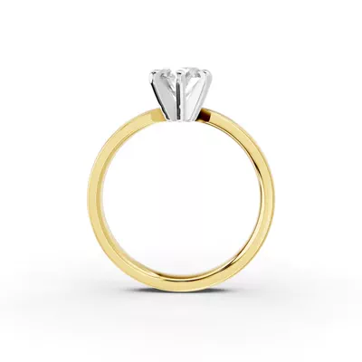 Boda Six-Prong Comfort-Fit Engagement Ring (2mm)