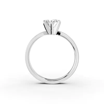 Boda Six-Prong Comfort-Fit Engagement Ring (2mm)