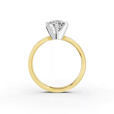 Boda Six-Prong Comfort-Fit Engagement Ring (2mm)