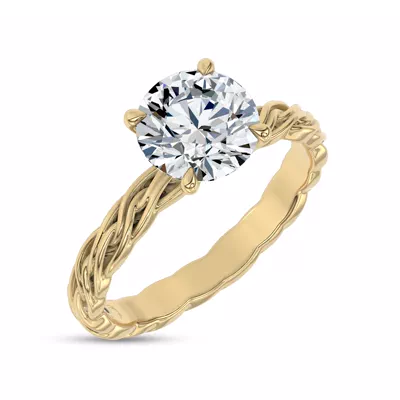 Woven Love Eternity Engagement Ring by Christian Siriano