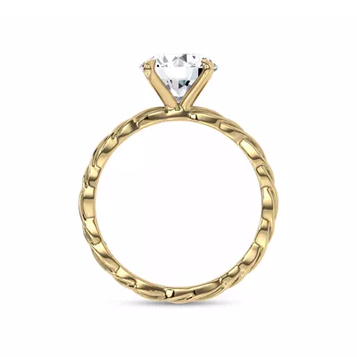 Woven Love Eternity Engagement Ring by Christian Siriano
