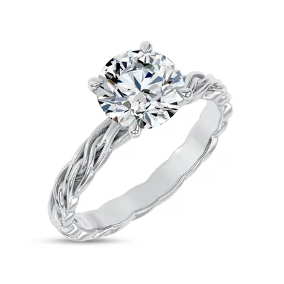 Woven Love Eternity Engagement Ring by Christian Siriano