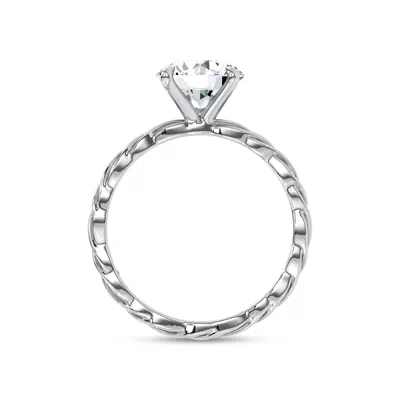 Woven Love Eternity Engagement Ring by Christian Siriano