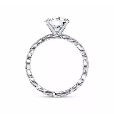 Woven Love Eternity Engagement Ring by Christian Siriano