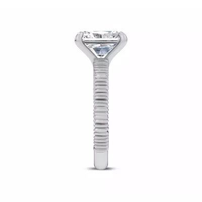 Ruche Solitiare Engagement Ring by Christian Siriano