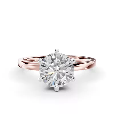 Boda Six-Prong Comfort-Fit Engagement Ring (1.5mm)