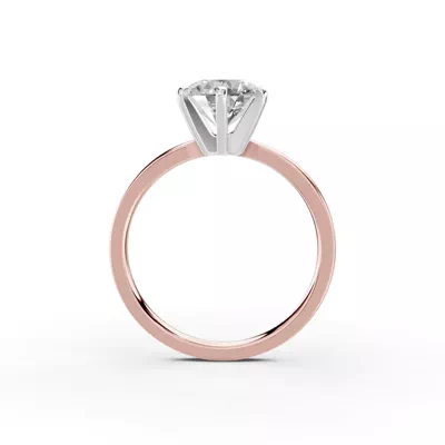 Boda Six-Prong Comfort-Fit Engagement Ring (1.5mm)