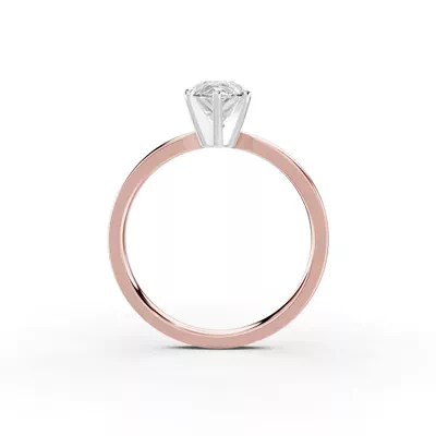 Boda Six-Prong Comfort-Fit Engagement Ring (1.5mm)