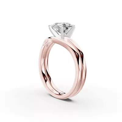 Boda Six-Prong Comfort-Fit Engagement Ring (1.5mm)