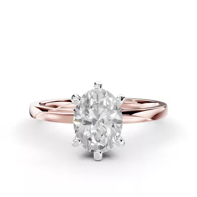 Boda Six-Prong Comfort-Fit Engagement Ring (1.5mm)