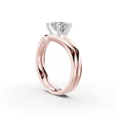 Boda Six-Prong Comfort-Fit Engagement Ring (1.5mm)