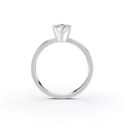 Boda Six-Prong Comfort-Fit Engagement Ring (1.5mm)