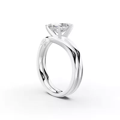 Boda Six-Prong Comfort-Fit Engagement Ring (1.5mm)