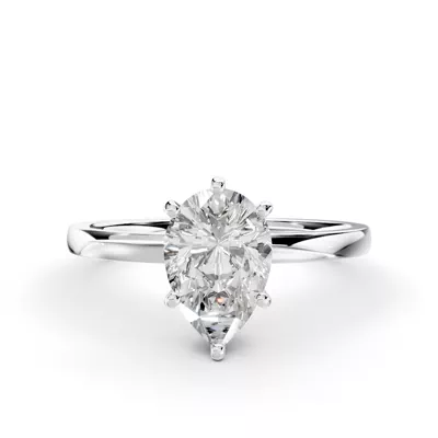 Boda Six-Prong Comfort-Fit Engagement Ring (1.5mm)