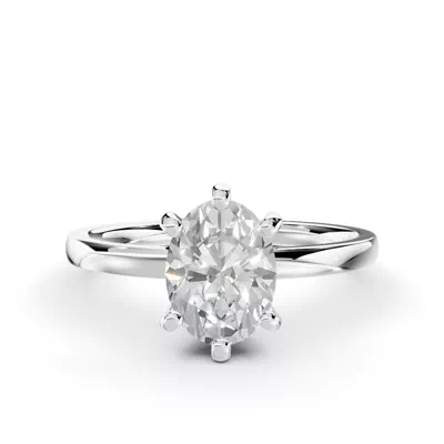 Boda Six-Prong Comfort-Fit Engagement Ring (1.5mm)
