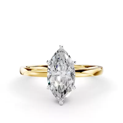 Boda Six-Prong Comfort-Fit Engagement Ring (1.5mm)
