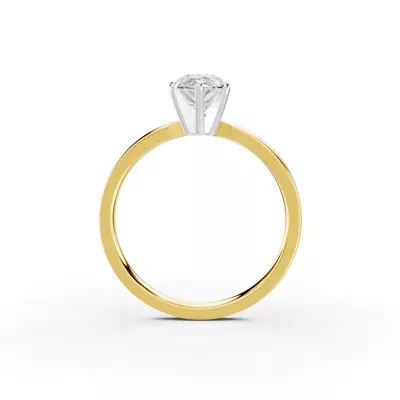 Boda Six-Prong Comfort-Fit Engagement Ring (1.5mm)
