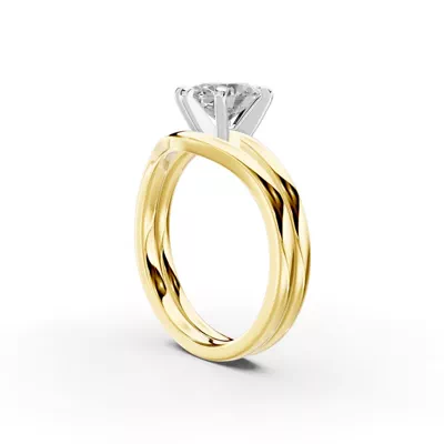 Boda Six-Prong Comfort-Fit Engagement Ring (1.5mm)
