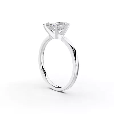 Boda Six-Prong Comfort-Fit Engagement Ring (1.5mm)