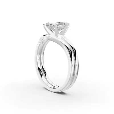 Boda Six-Prong Comfort-Fit Engagement Ring (1.5mm)