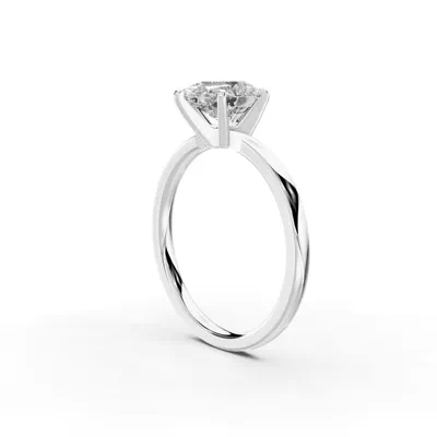 Boda Six-Prong Comfort-Fit Engagement Ring (1.5mm)