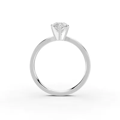 Boda Six-Prong Comfort-Fit Engagement Ring (1.5mm)