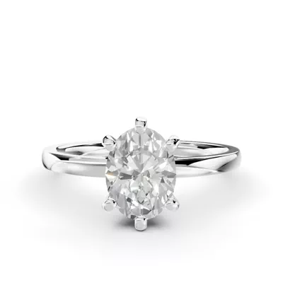 Boda Six-Prong Comfort-Fit Engagement Ring (1.5mm)