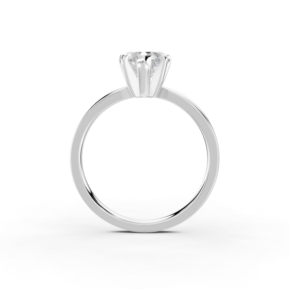 Boda Six-Prong Comfort-Fit Engagement Ring (1.5mm)