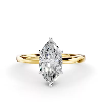 Boda Six-Prong Comfort-Fit Engagement Ring (1.5mm)