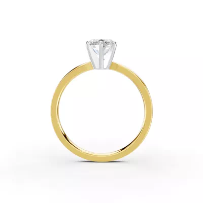 Boda Six-Prong Comfort-Fit Engagement Ring (1.5mm)