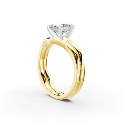 Boda Six-Prong Comfort-Fit Engagement Ring (1.5mm)