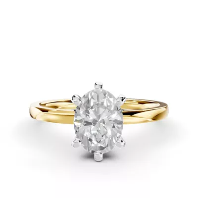Boda Six-Prong Comfort-Fit Engagement Ring (1.5mm)