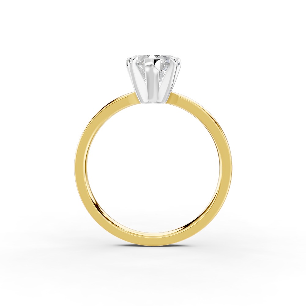 Boda Six-Prong Comfort-Fit Engagement Ring (1.5mm)