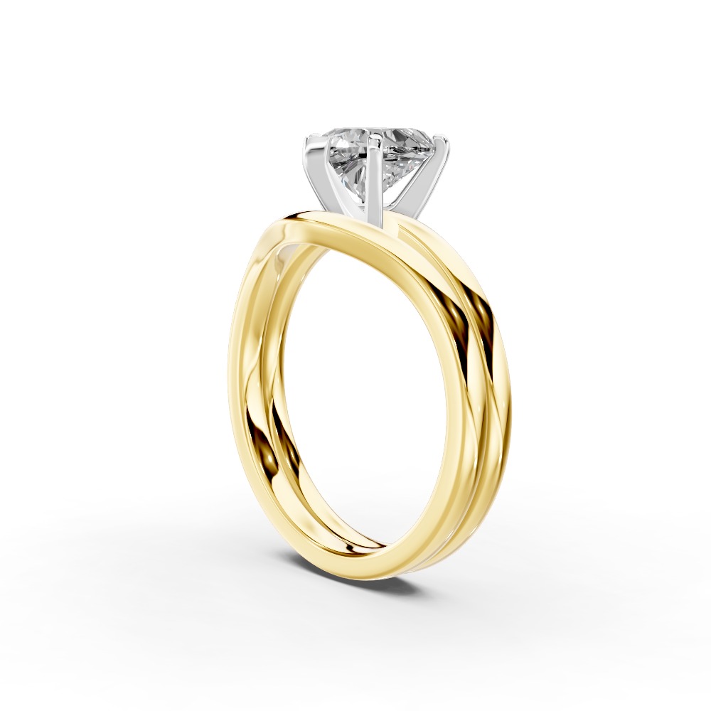 Boda Six-Prong Comfort-Fit Engagement Ring (1.5mm)