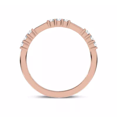 Fiora Black Ceramic Lab Diamond Band by Christian Siriano