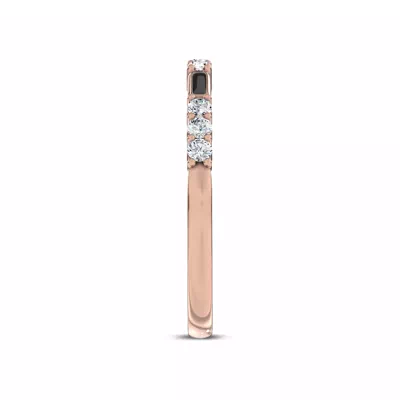 Fiora Black Ceramic Diamond Band by Christian Siriano
