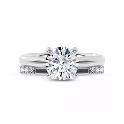 Fiora Black Ceramic Lab Diamond Band by Christian Siriano