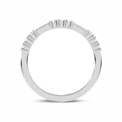 Fiora Black Ceramic Lab Diamond Band by Christian Siriano