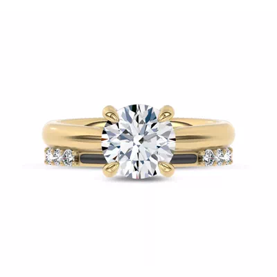 Fiora Black Ceramic Lab Diamond Band by Christian Siriano