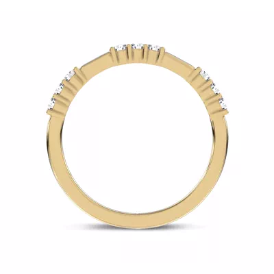 Fiora Black Ceramic Diamond Band by Christian Siriano