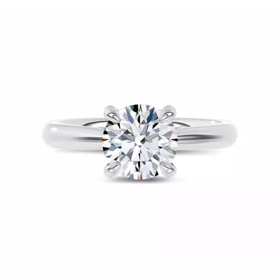 Fiora Black Ceramic Lab Engagement Ring by Christian Siriano