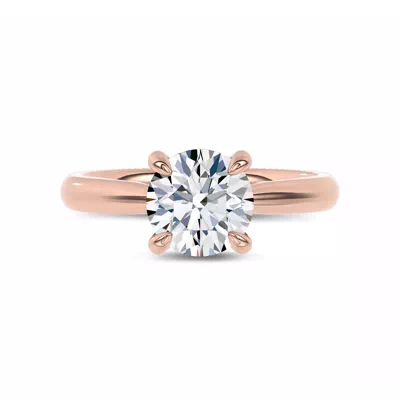 Fiora Black Ceramic Lab Engagement Ring by Christian Siriano