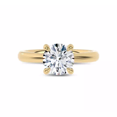 Fiora Black Ceramic Engagement Ring by Christian Siriano
