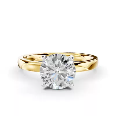 Linda Comfort-Fit Engagement Ring (2mm)