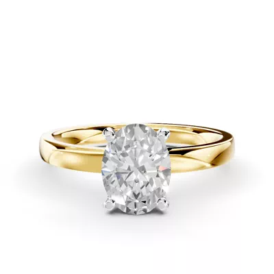 Linda Comfort-Fit Engagement Ring (2mm)