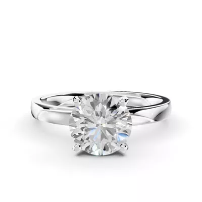 Linda Comfort-Fit Engagement Ring (2mm)