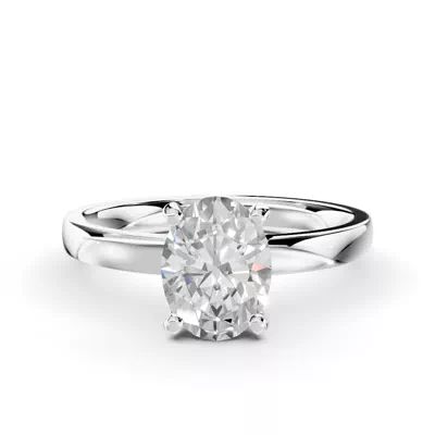 Linda Comfort-Fit Engagement Ring (2mm)