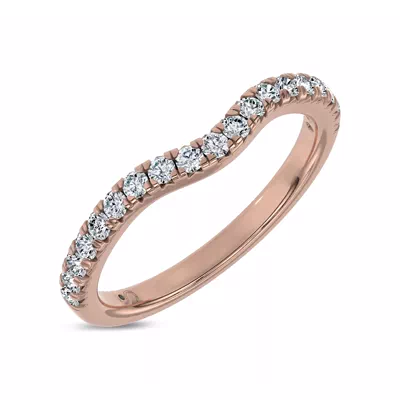 Octave Contoured Pavé Band by Christian Siriano