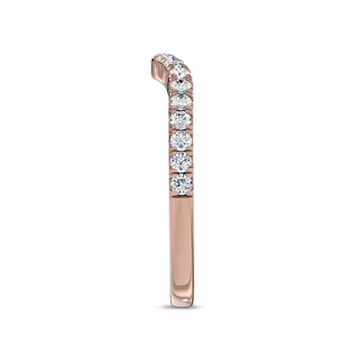 Octave Contoured Pavé Band by Christian Siriano